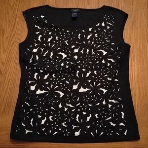 Ann Taylor Factory lazer cut top